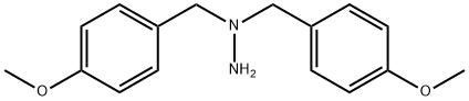 Hydrazine, 1,1-bis[(4-methoxyphenyl)methyl]- Structural