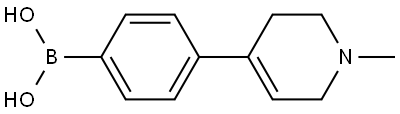 Boronic acid, B-[4-(1,2,3,6-tetrahydro-1-methyl-4-pyridinyl)phenyl]- Structural