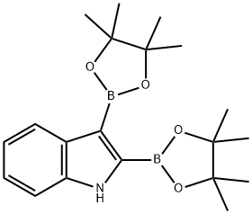 Indole-2,3-diboronic acid, pinacol ester Structural