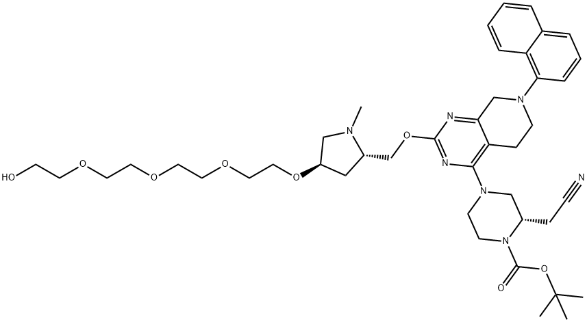K-Ras ligand-Linker Conjugate 5 Structural