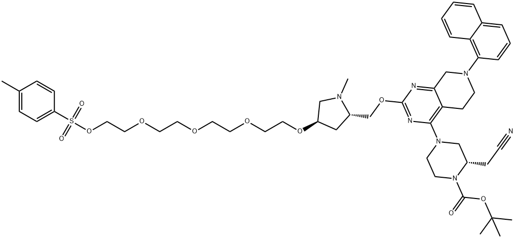 K-Ras ligand-Linker Conjugate 3 Structural