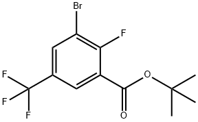 Tert-butyl 3-bromo-2-fluoro-5-(trifluoromethyl)benzoate