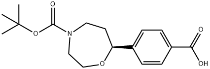 (S)-4-(4-(tert-butoxycarbonyl)-1,4-oxazepan-7-yl)benzoic acid
