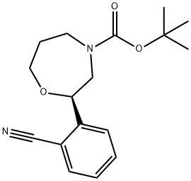 tert-butyl (R)-2-(2-cyanophenyl)-1,4-oxazepane-4-carboxylate