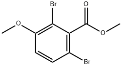 Methyl 2,6-dibromo-3-methoxybenzoate Structural