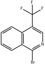 Isoquinoline, 1-bromo-4-(trifluoromethyl)- Structural