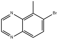 Quinoxaline, 6-bromo-5-methyl- Structural