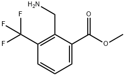 Benzoic acid, 2-(aminomethyl)-3-(trifluoromethyl)-, methyl ester Structural