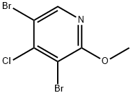 Pyridine, 3,5-dibromo-4-chloro-2-methoxy- Structural