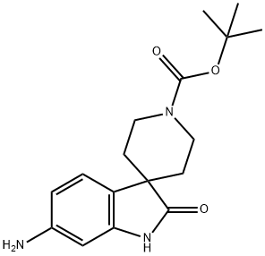Spiro[3H-indole-3,4′-piperidine]-1′-carboxylic acid, 6-amino-1,2-dihydro-2-oxo-,…