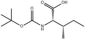Isoleucine, N-[(1,1-dimethylethoxy)carbonyl]- Structural