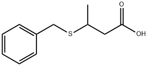 Butanoic acid, 3-[(phenylmethyl)thio]- Structural