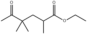 Hexanoic acid, 2,4,4-trimethyl-5-oxo-, ethyl ester Structural