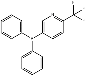 Pyridine, 5-(diphenylphosphino)-2-(trifluoromethyl)- Structural