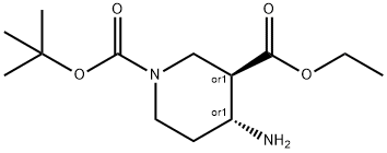 trans-1-Boc-4-amino-piperidine-3-carboxylic acid ethyl ester