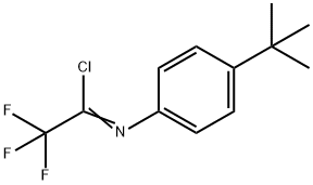 Ethanimidoyl chloride, N-[4-(1,1-dimethylethyl)phenyl]-2,2,2-trifluoro- Structural