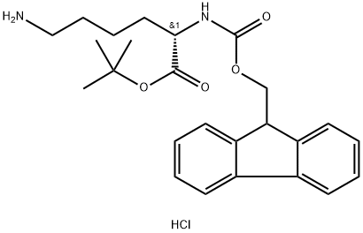 Fmoc-Lys-OtBu.HCl Structural