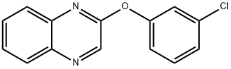 Quinoxaline, 2-(3-chlorophenoxy)- Structural