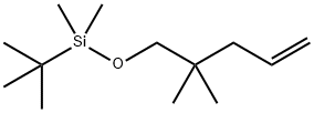 tert-butyl((2,2-dimethylpent-4-en-1-yl)oxy)dimethylsilane Structural