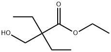 Butanoic acid, 2-ethyl-2-(hydroxymethyl)-, ethyl ester Structural
