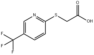 Acetic acid, 2-[[5-(trifluoromethyl)-2-pyridinyl]thio]- Structural