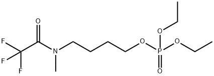 Phosphoric acid, diethyl 4-[methyl(trifluoroacetyl)amino]butyl ester (9CI) Structural