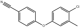 JR-8222, 4-(4-Chloro-3-methylphenoxy)benzonitrile, 97% Structural