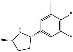 Pyrrolidine, 2-methyl-5-(3,4,5-trifluorophenyl)-, (2S,5S)- Structural