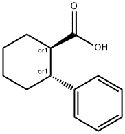 rel-(1R,2R)-2-Phenylcyclohexanecarboxylic acid Structural