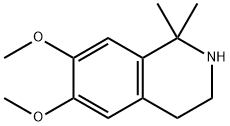 Isoquinoline, 1,2,3,4-tetrahydro-6,7-dimethoxy-1,1-dimethyl- Structural