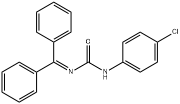 Urea, N-(4-chlorophenyl)-N'-(diphenylmethylene)- Structural