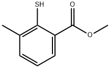 Benzoic acid, 2-mercapto-3-methyl-, methyl ester Structural