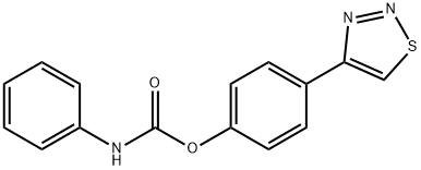 Phenol, 4-(1,2,3-thiadiazol-4-yl)-, phenylcarbamate (ester) (9CI) Structural