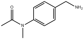 Acetamide, N-[4-(aminomethyl)phenyl]-N-methyl- Structural