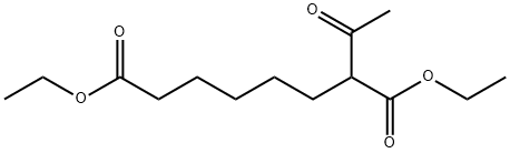 Octanedioic acid, 2-acetyl-, 1,8-diethyl ester Structural