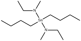 Stannanediamine, 1,1-dibutyl-N,N'-diethyl-N,N'-dimethyl- Structural