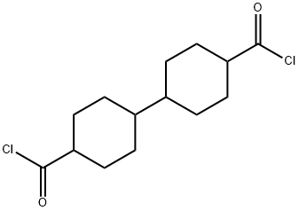 Bi(cyclohexane)-4 4'-dicarbonyl dichloride Structural