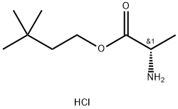 L-Alanine, 3,3-dimethylbutyl ester, hydrochloride (9CI) Structural