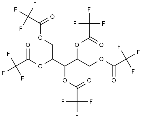 Xylitol, pentakis(trifluoroacetate) (8CI,9CI) Structural