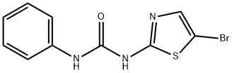 Urea, N-(5-bromo-2-thiazolyl)-N'-phenyl- Structural