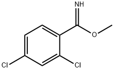 Benzenecarboximidic acid, 2,4-dichloro-, methyl ester Structural
