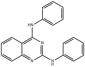 N*2*,N*4*-Diphenyl-quinazoline-2,4-diamine Structural