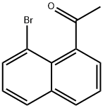 Ethanone, 1-(8-bromo-1-naphthalenyl)- Structural