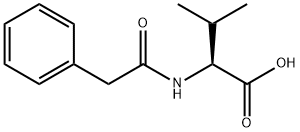 Valine, N-(2-phenylacetyl)- Structural