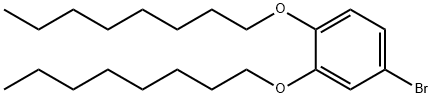 Benzene, 4-bromo-1,2-bis(octyloxy)- Structural