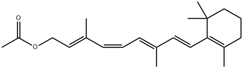 Retinol, 15-acetate, 11-cis- Structural