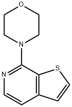 Thieno[2,3-c]pyridine, 7-(4-morpholinyl)- Structural