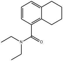 N,N-Diethyl-5,6,7,8-tetrahydronaphthalene-1-carboxamide Structural