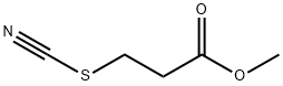 Propanoic acid, 3-thiocyanato-, methyl ester Structural