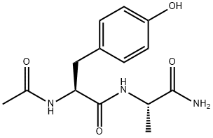 L-Alaninamide, N-acetyl-L-tyrosyl- (9CI) Structural
